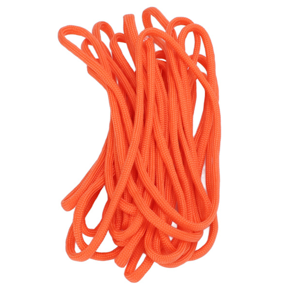 5 meter 9 kärnor säkerhetsrep polyester fallskärmslina campingrep för utomhusöverlevnad vandring orange