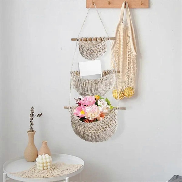 Hengende Oppbevaringslommer Veggmontert Organizer C