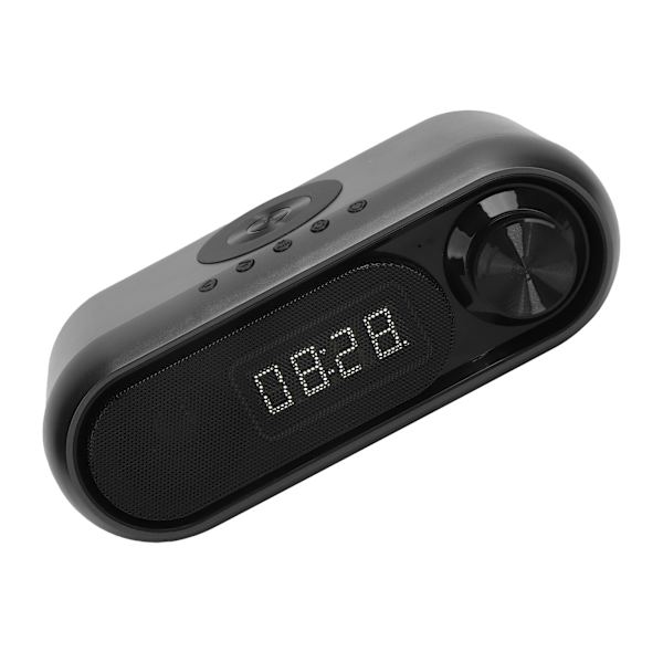 Trådlös laddning Bluetooth väckarklocka multifunktionell FM-radio sängbordshögtalare för hemmet