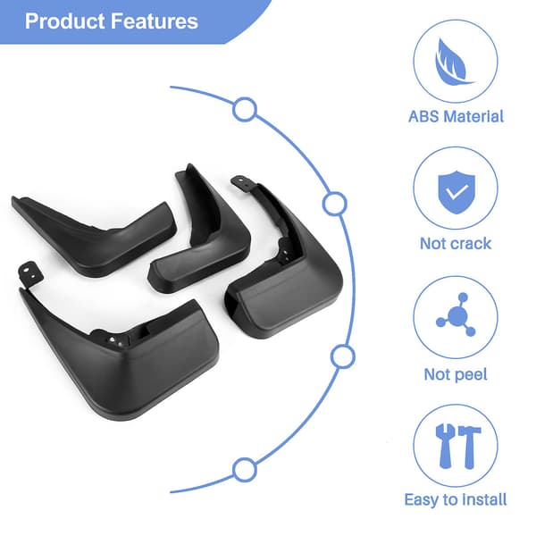 4 st Bil Stänkskydd Mudflaps Stänkskärmar För Opel Insignia 2008-2016