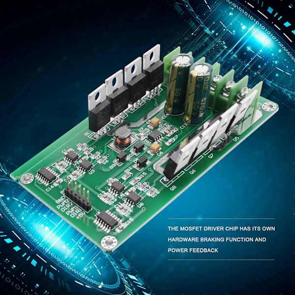 H-Bro DC Dobbel Motor Driver PWM Modul Høyeffekts Kontrollkort