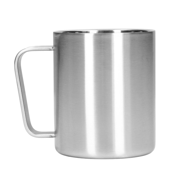 Rustfrit Stålkop 300ml Kapacitet Dobbelt Lag Ergonomisk Design Tekstur Med Håndtag Kaffe Krus
