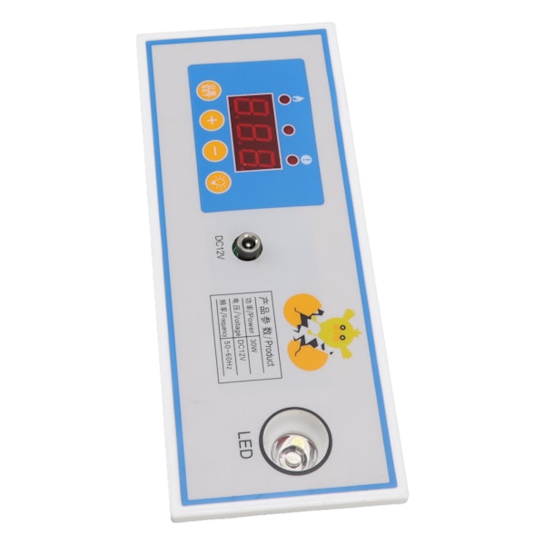 Inkubator Temperaturstyring Digital Fuldautomatisk Inkubator Termostat til Æg 30W 12V