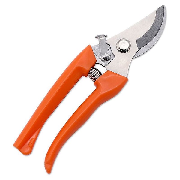 Mikro-spets Beskärningssax Lövtrimmer Trädgårdssax Handsekatör med Rostfritt Stål 17.3cm Orange