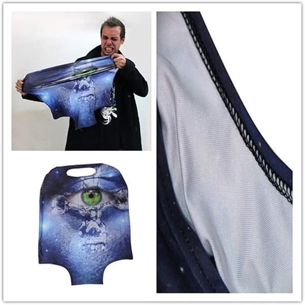 Blue Butterfly Luggage Cover Applicable for 26-30 inch Suitcase L