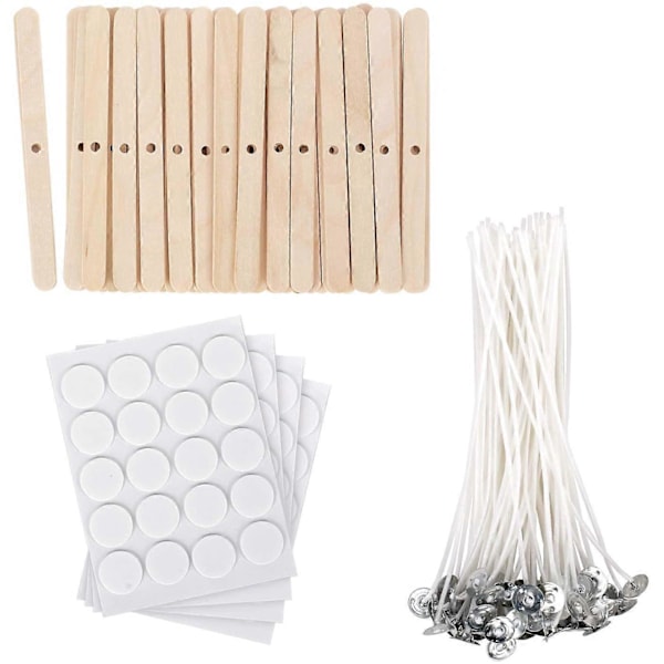 Lyslaging Kit, Tre Lysvekeholdere, Lysveke Klistremerke