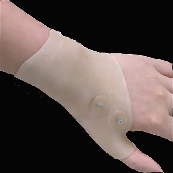 Magnetiska handledsstödshandskar Gel Artrit Tryckkorrigerare Massagehandskar