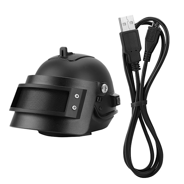 Kannettava minikypärän muotoinen Bluetooth-kaiutin langaton ladattava stereosysteemi