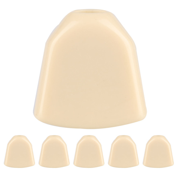 6 STK/ Sett Tuning Pegs Maskinhoder Akrylknapper for gitar (beige)