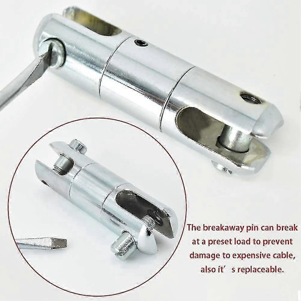 Kabeltrekksvirvel Wire Bearing Breakaway Svivel 5 Ton - 1 stk