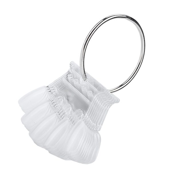 50 stk. neglekunst øvetips manicure polish gel farve display neglelak visningsværktøj 3#
