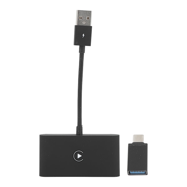 Trådløs bilsadapter - kablet til trådløs bilsdongle til biler fra 2016 til IOS 10 og derover - sort