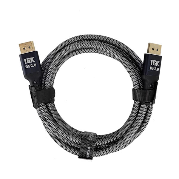 Displayport 2.0-kabel DVI HD-adapterledning 16K ved 60Hz til computer-tv-projektor-skærm 2m/2,2yd