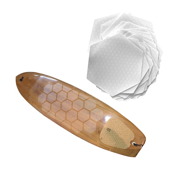 10 st Silikon Paddelbräda halkfri mat självhäftande däckplatta för surfbräda kort bräda lång bräda
