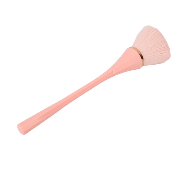 Makeupbørste Bløde Rige Børstehår Slanke Hårspidser Oversize Fluffy Stærk Puddergreb Evne Børste Pink