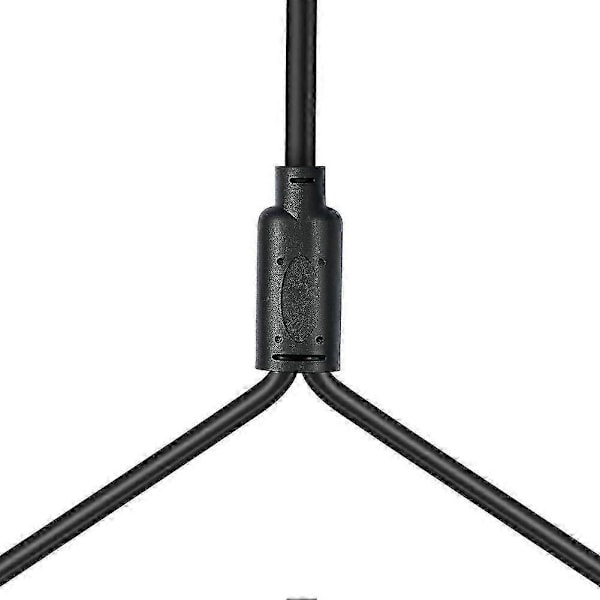 50cm XLR Splitter Kabel 1 XLR Hun til 2 XLR Han XLR Y Splitter Kabel Mikrofon Splitter Ledning fo