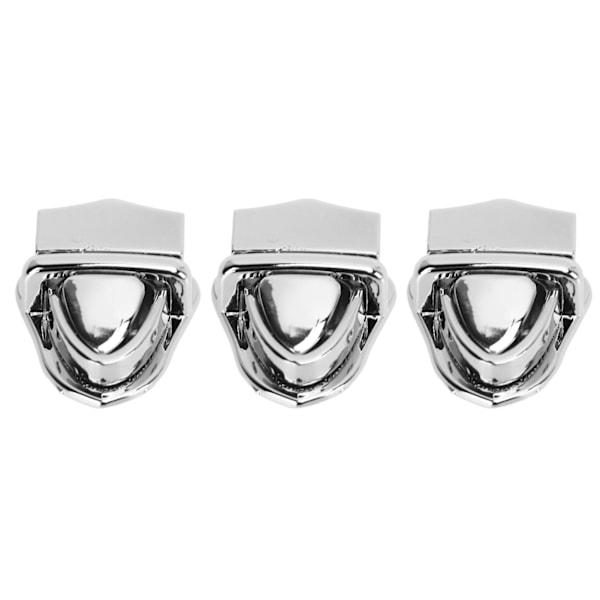 10 stk. Tuck Lock Clasp Catch Klassisk Glansfuld Legering Pung Tommelfingerlås til DIY Tegnebog Lædertaske