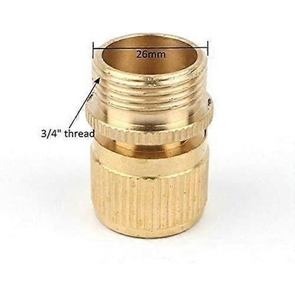 3/4\" Han Gevind Messing Hun Gevind Hurtigkoblinger Havevandings Tilbehør Bilvask Slangefittings