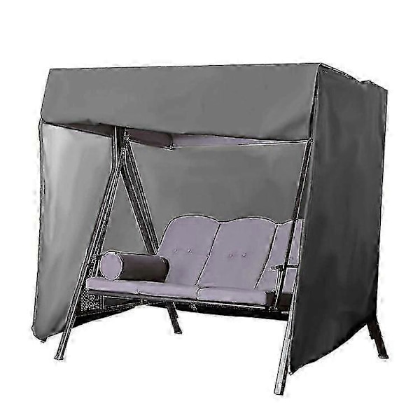 Gungskydd för Uteplats, Vattentätt 210D Oxfordtyg Gungskydd för Uteplats Grått 140*66*91cm