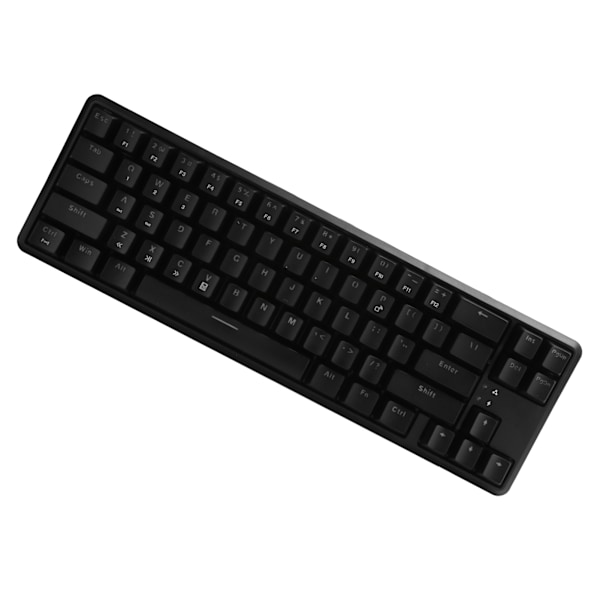 Ajazz tangentbord Bluetooth trådbunden 2-läges bakgrundsbelyst mekanisk spelkontor material K680TBlack