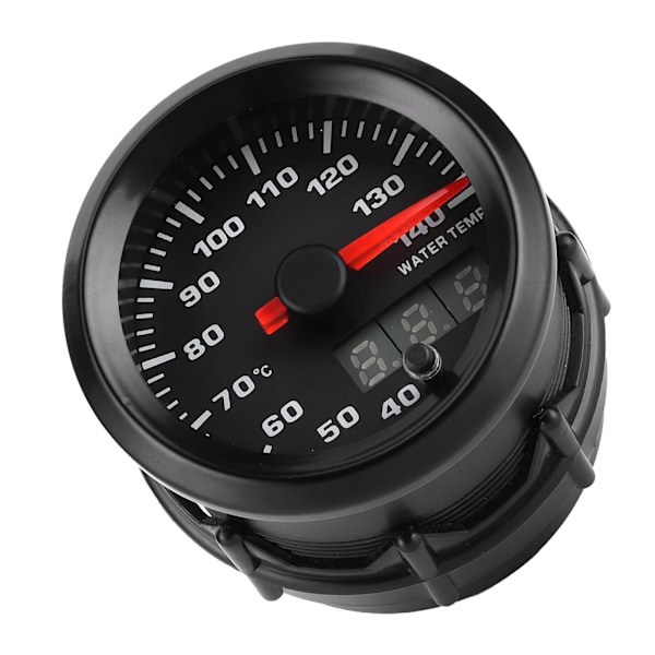2in Vandtemperaturmåler 40-140℃ Pointer 7 Farver LED-display Universal til 12V Biler