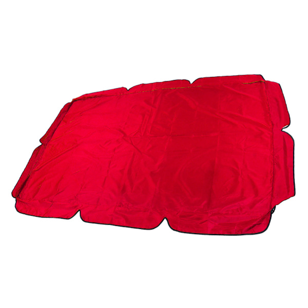 Swing Canopy 600D Silverbelagd Oxfordtyg Vattentät Swing Top Cover för Utomhus Röd