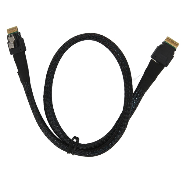 Slank SAS-kabel Opp til 12GBPS tinnbelagt kobber Fleksibel Stabil Safe Micro SATA-kabel for Desktop Chassis HDD 0,5 Meter / 1,6ft