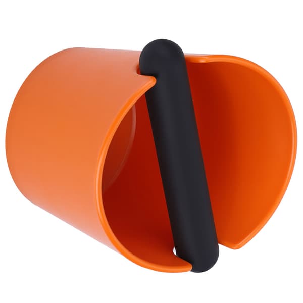 Kaffe Knock Box Husholdnings Anti-slip Kaffegrums Dump Bin til Kaffebar Orange