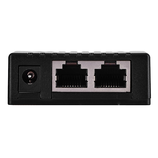 POE Splitter Power Over Ethernet Injektor Adapter Til LAN Netværk Sort