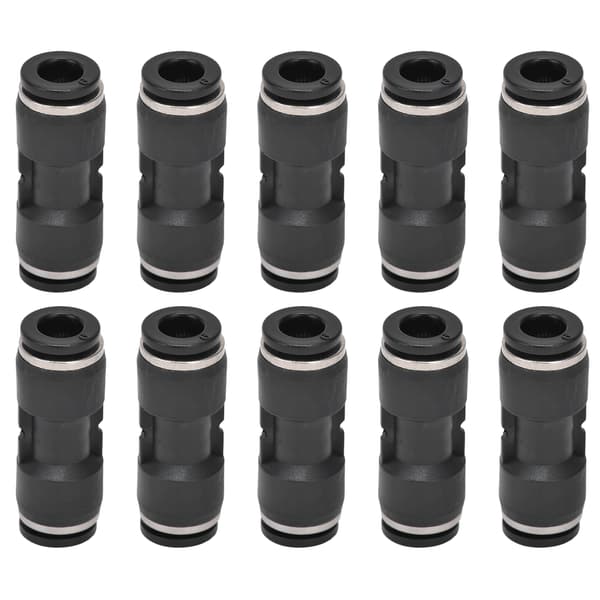 10 stk. pneumatiske konnektorer lige push-rørfittings luftkompressor tilbehør 6 mm