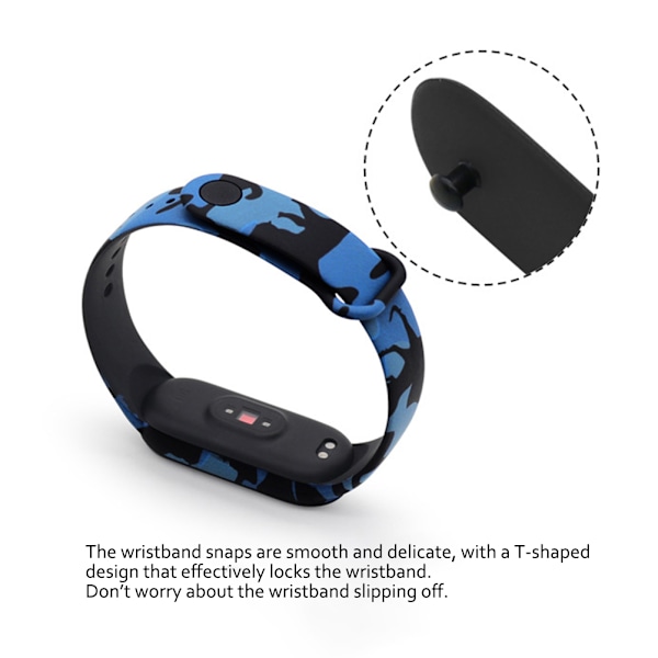 TPU+TPE Armband Armbandbyte för Xiaomi Mi Band 5 Justerbar Armband för Xiaomi Mi Band 5 NFC