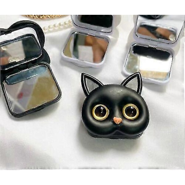 3D Söt Kattunge Telefonhållare Med Mini Spegel ZD A Stil B