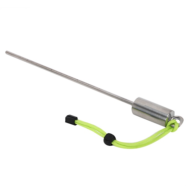 KEEPdiving 30 cm dykker hummerstang peker undervanns shaker støymaker med skala håndstropp i rustfritt stål