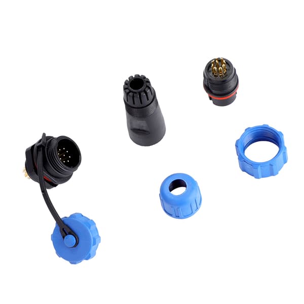 IP67 SP13 9-pin vanntett plastpluggkontakt (9-pin)