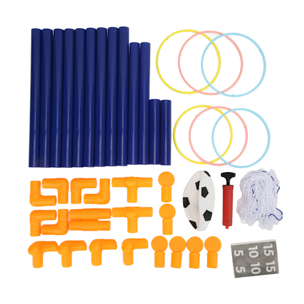 Golv Mini Fotboll Boll Kit 2 i 1 Småbarn Boll Spel Set Cirkel Kastning Interaktiv Leksak för Inomhus Utomhus