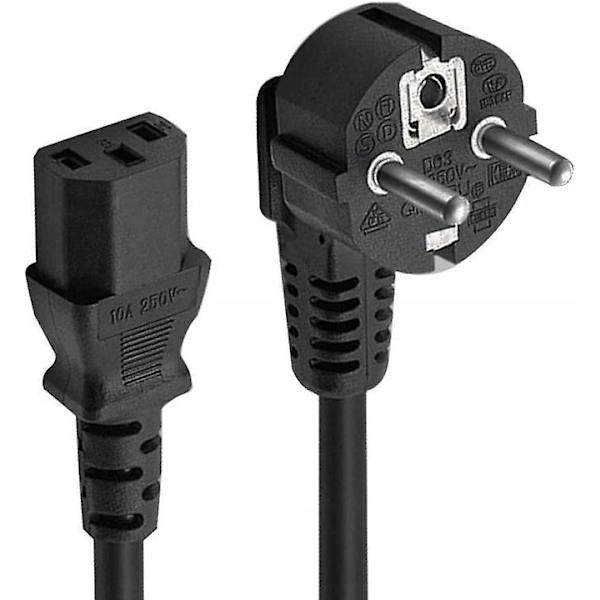 Europæisk Standard 1.2m Kobber 0.3 Tre-Kernet Strømadapterkabel