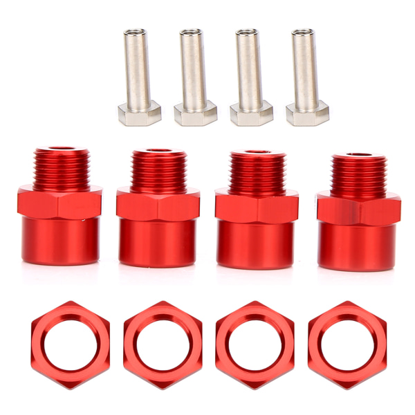 RC-bil 12 mm till 17 mm Hex-konverteringsadapter tillbehör för Sakura D4 HSP 94123 1/10 CarRed