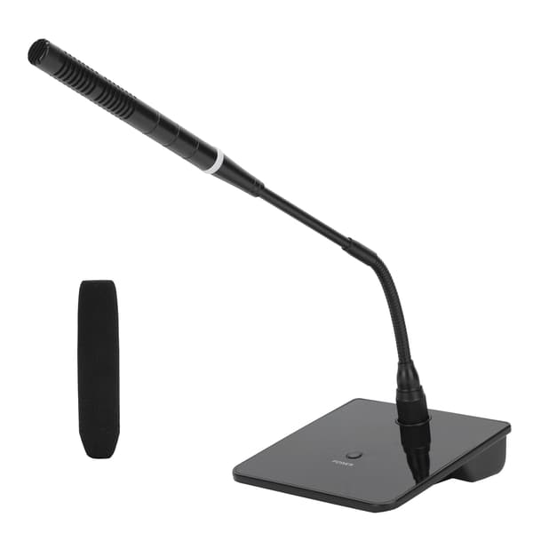 Dator USB Mikrofon Möte Spel Live Röst Svanhals Trådbunden MIC Svart US 100‑240V