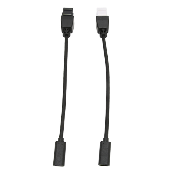 2 kpl USB C Keystone Jack Cable USB3.1 TYYPPI C naaras-naaras jatkosovitin seinälevyn liittimien kaapelille