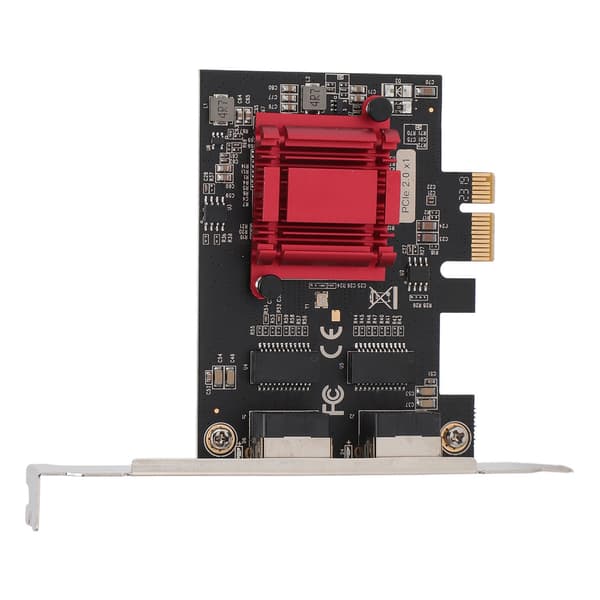 PCIe X1 Netværkskort Professionel RJ45 Dobbelt Port PCIe Gigabit Ethernet Server Adapter til Desktop PC Computer