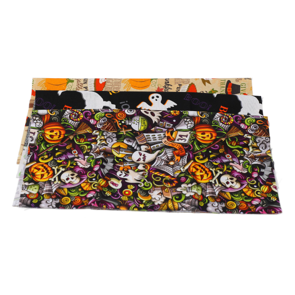 Syduk Mjuk hudvänlig Andas print Quiltduk för DIY Craft Bag Kläder Typ 9
