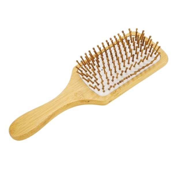 Bambu hårborste som masserar hårbotten Antistatisk hårborste för hårborste för hemmasalong