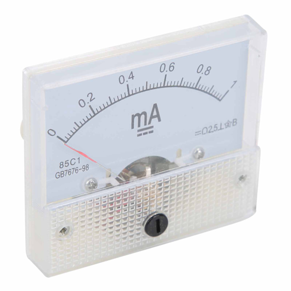 85C1 DC 0~1MA Pekar DC Amperemeter Strömmätare Pekar DC Amperemeter