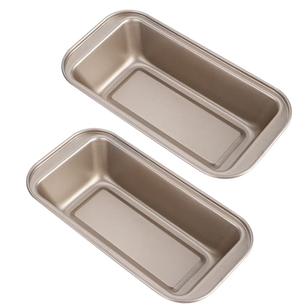 Rektangel Toast Brødform Kageform Kulstofstål Non-stick Brød Bageforme Guld