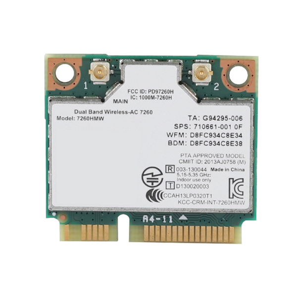 Til Intel 7260AC Universal Wireless Card 867M Bluetooth 4.0 Netværkskort