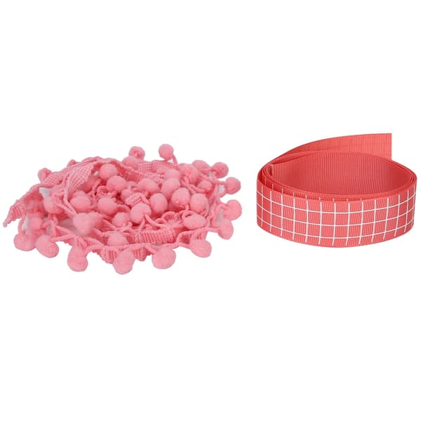 2 stk 25 mm bånd/10 mm kuleprintbånd DIY gaveinnpakningsmateriale klespynt tilbehør Type 2