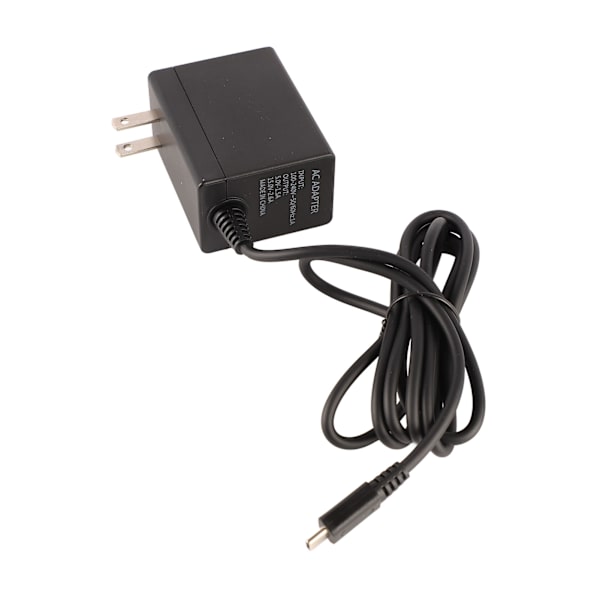 Konsolströmladdare stöder TV-läge Säker spelkonsolladdaradapter för Switch US-kontakt 100‑240V