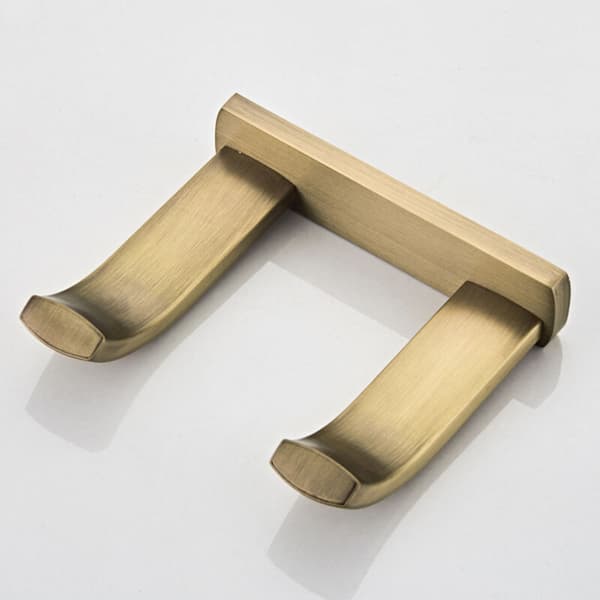 Veggfeste for hårføner i messing, perfekt for badet (antikk bronse) Bronze