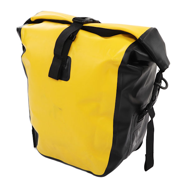 Sykkel bakre rack bag utendørs vanntett sykkelsete bag for langdistanse sykling sykling gul 15L liten