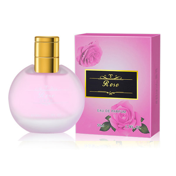 50ml Toilette Spray Langvarig Flower Duft Frosted Bottle Body Parfyme for Women Rose